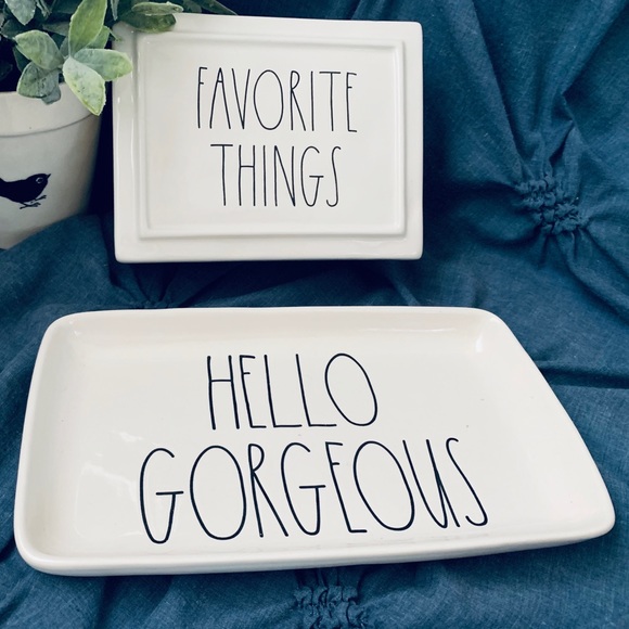 rae dunn Other - Rae Dunn LL Favorite Thing Box & Trinket Tray